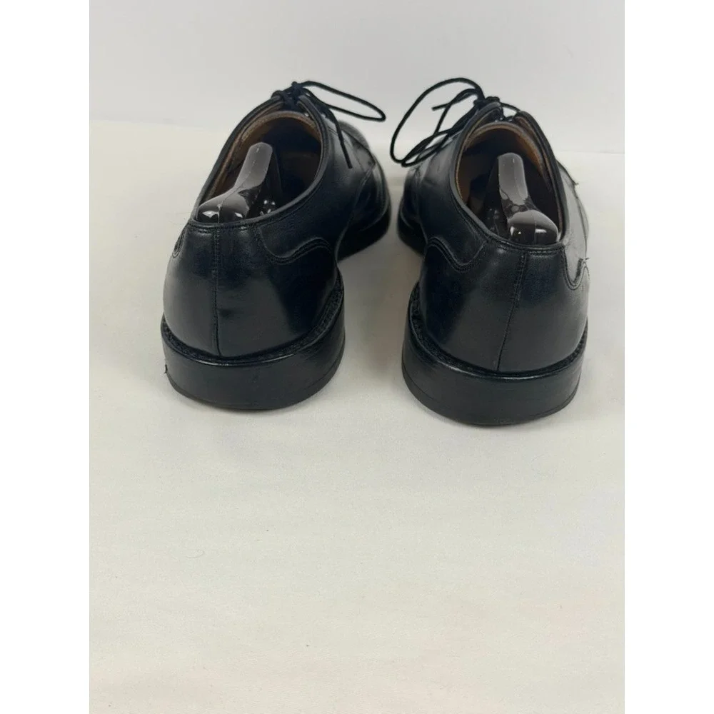 Allen Edmonds Bradley Black Leather Algonquin Split Toe Derby Shoes 10.5 B USA